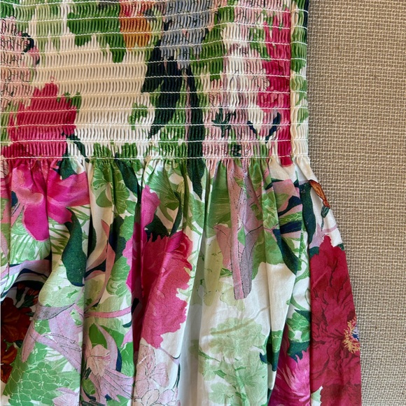 NEW Cara Cara Sally Mini Off Shoulder Dress - Booming Floral Motif - Picture 8 of 13